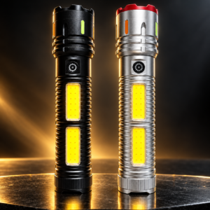 premium dual tone cob flashlights